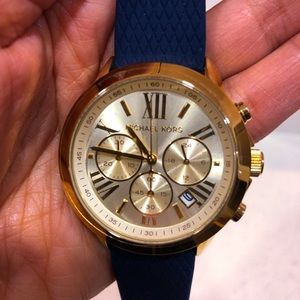 Michael Kors Ladies Bradshaw Gold Chrono Watch